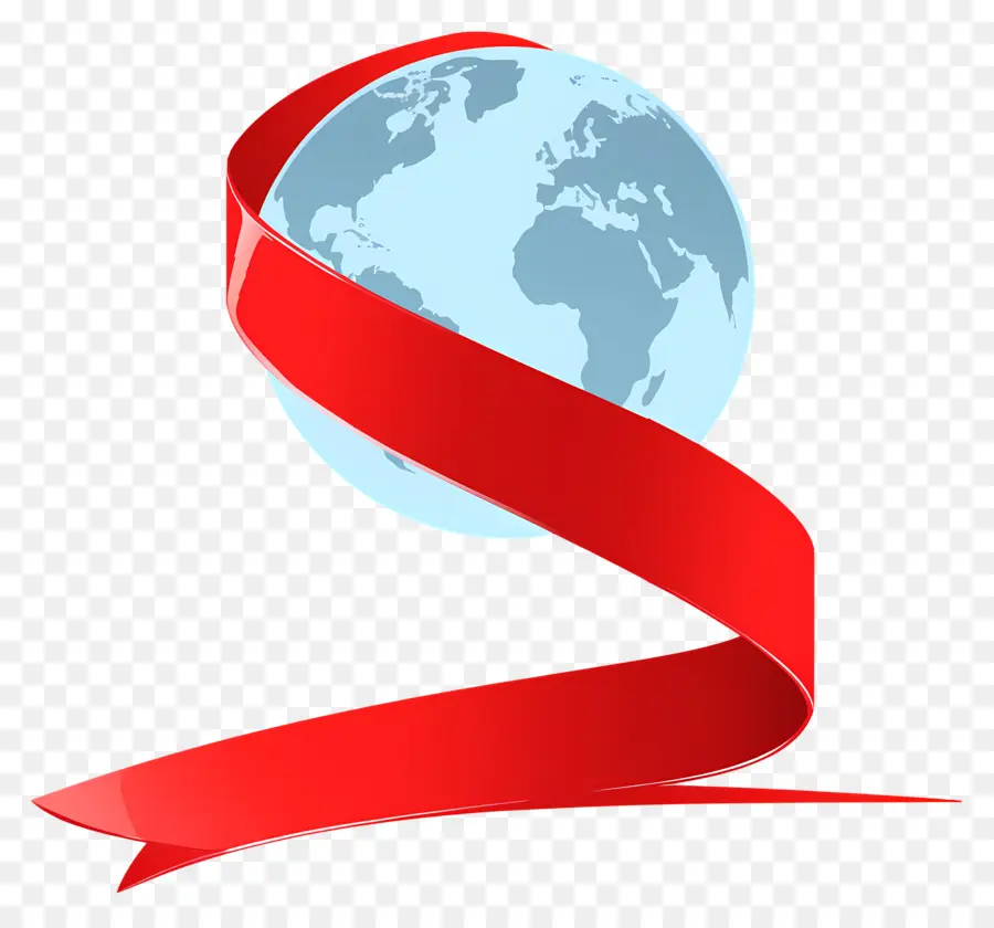 Dia Mundial Da Aids，Globo Com Fita PNG