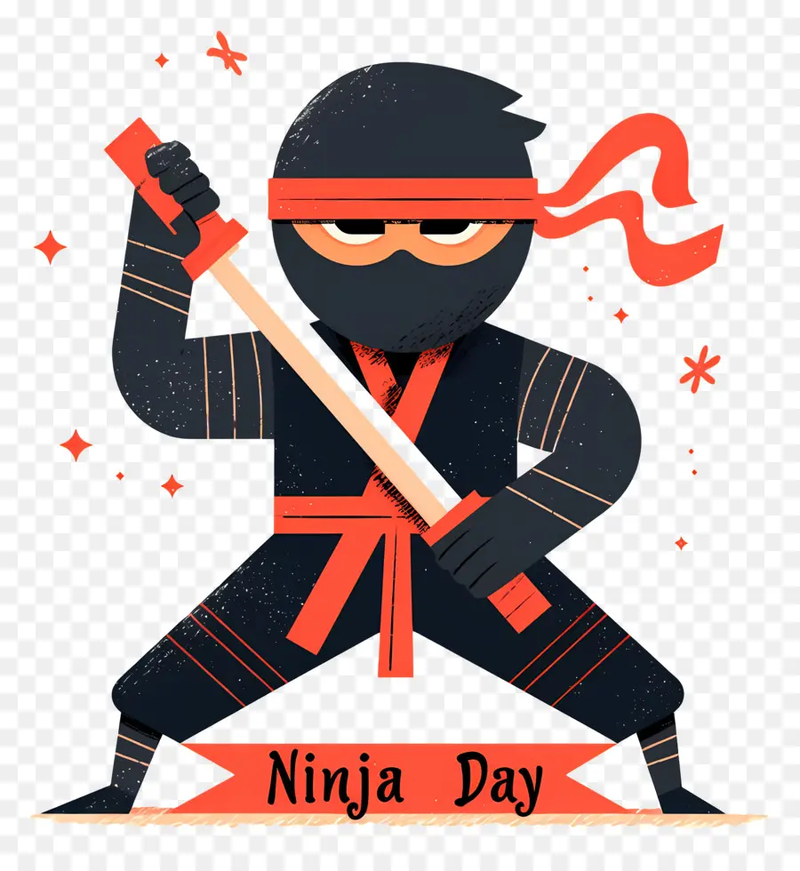 Dia Ninja，Guerreiro Ninja PNG