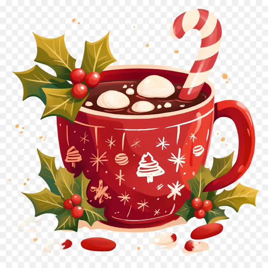 Chocolate Quente De Natal，Caneca De Natal PNG