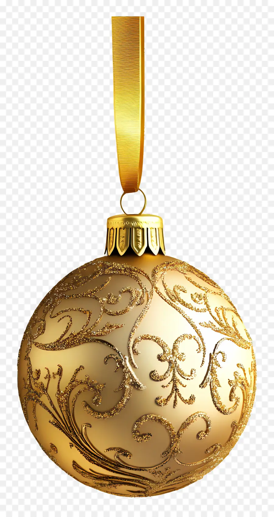 Bola De Ouro De Natal，Enfeite De Natal PNG