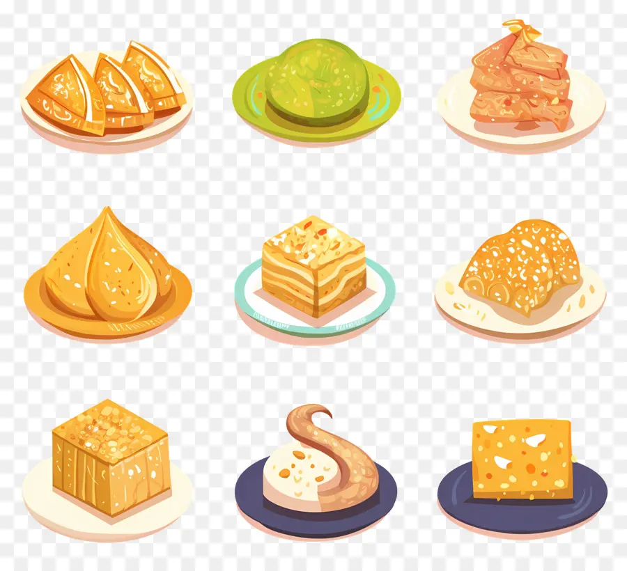 Doces Lohri，Doces Sortidos PNG