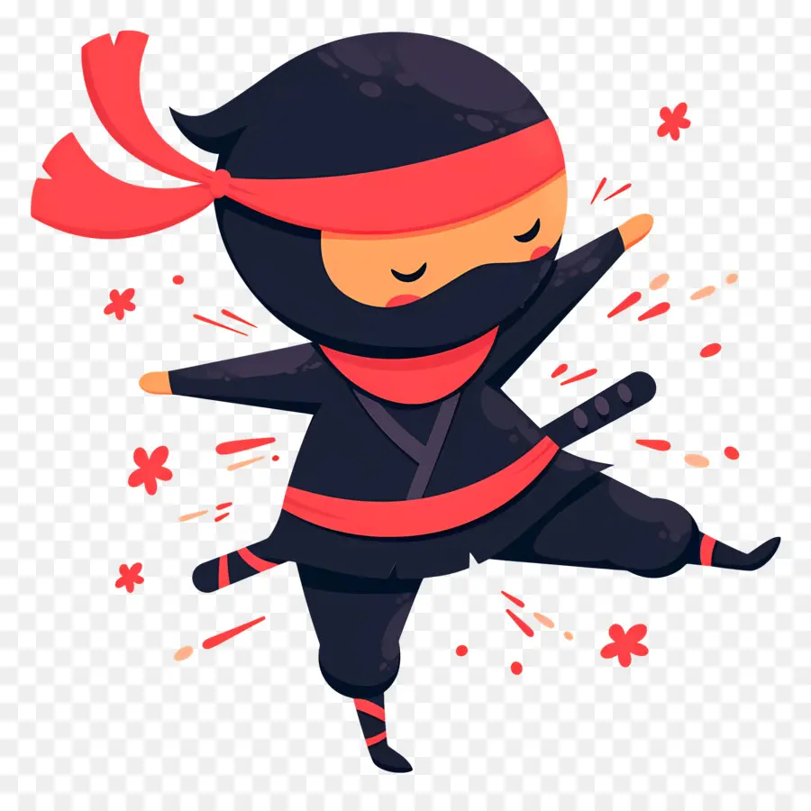 Dia Ninja，Ninja Fofo PNG