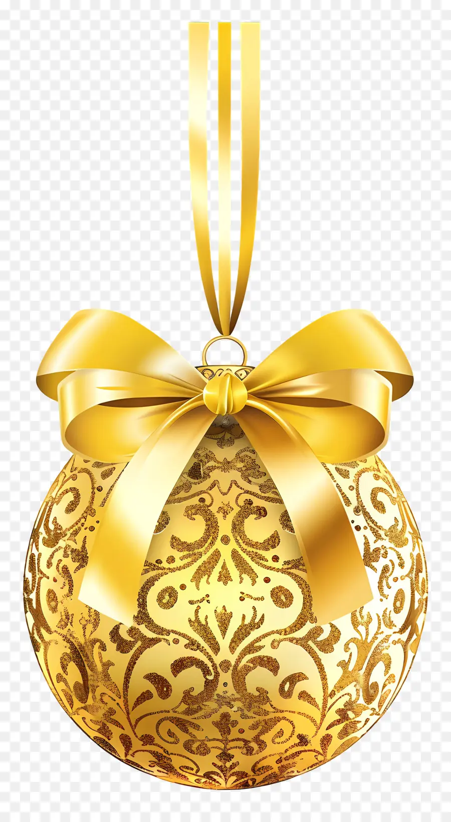 Bola De Ouro De Natal，Ornamento Dourado PNG