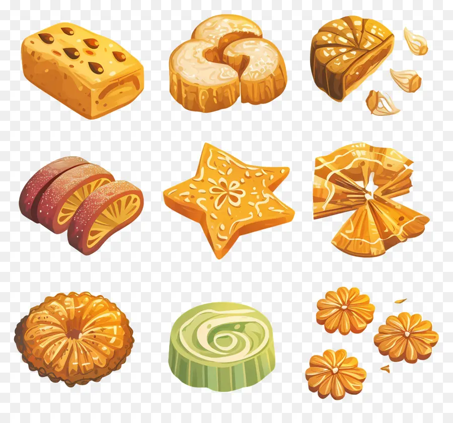 Doces Lohri，Biscoitos E Doces PNG