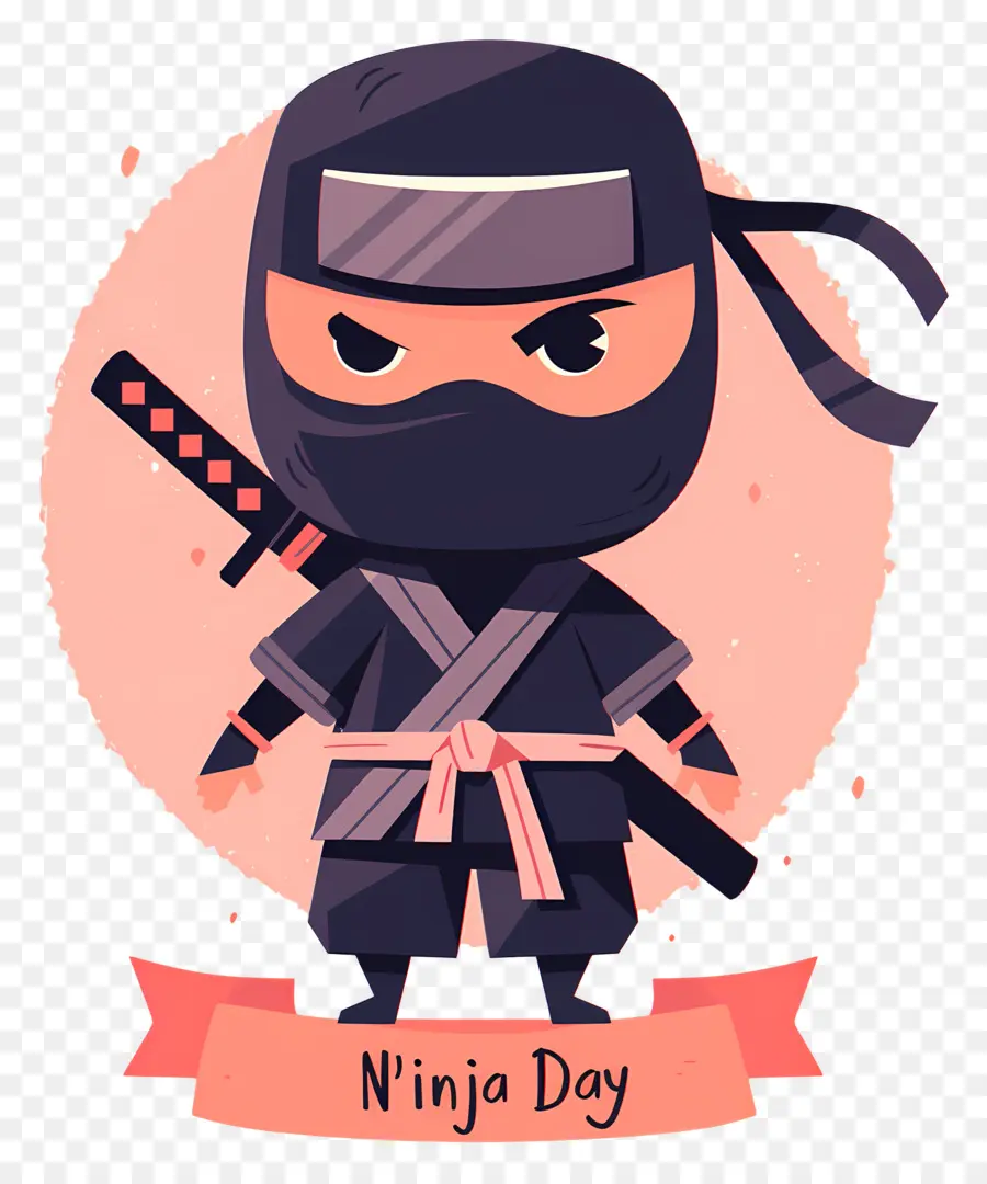 Dia Ninja，Ninja De Desenho Animado PNG