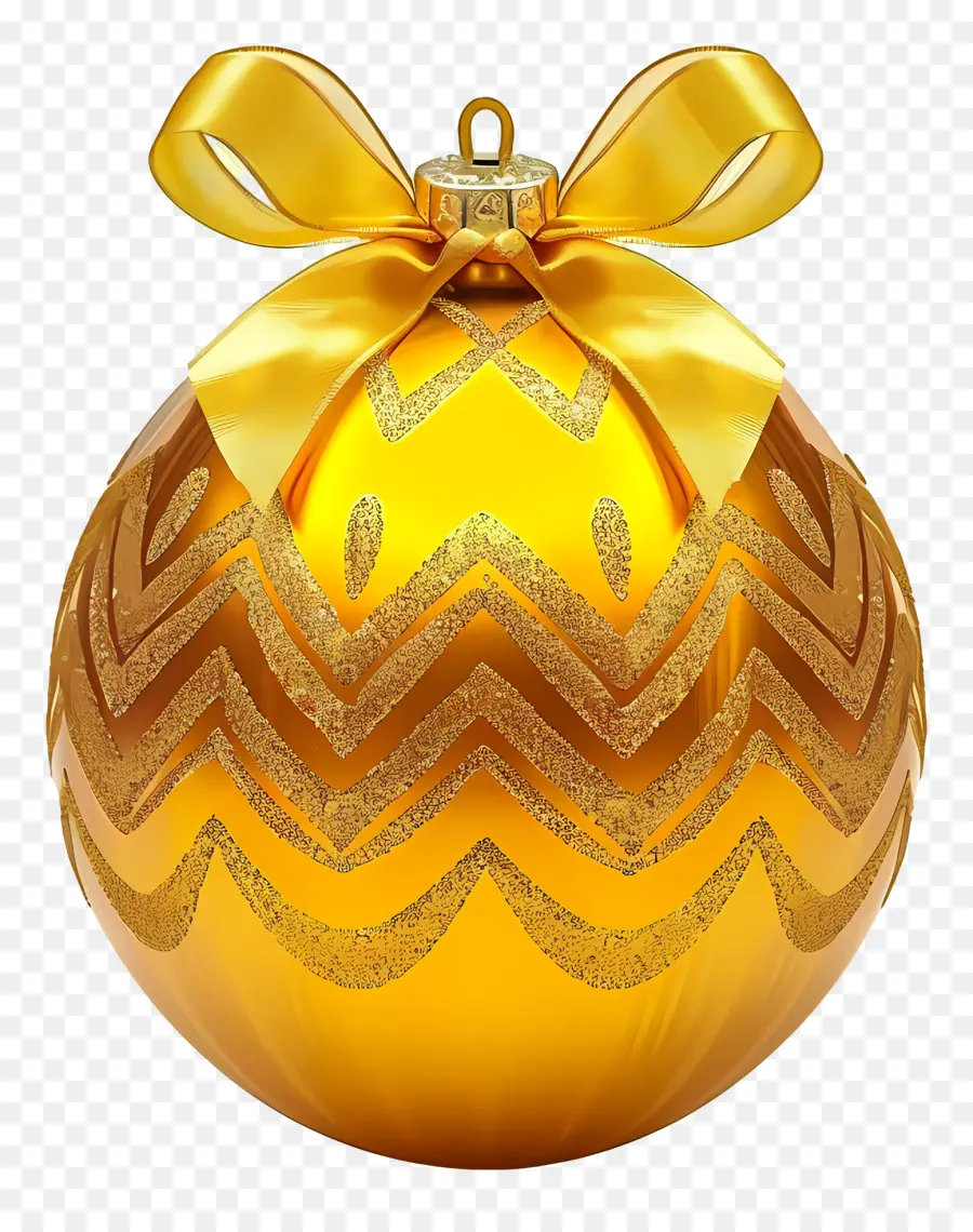 Bola De Ouro De Natal，Ornamento Dourado PNG