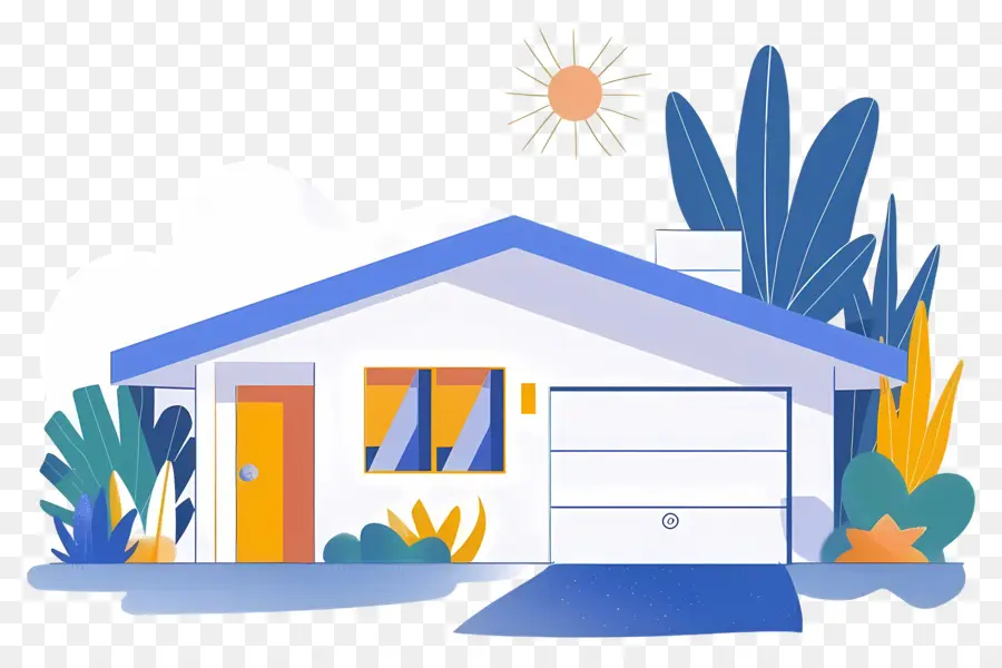 Esboço Da Casa，Casa Pequena E Fofa De Doodle PNG