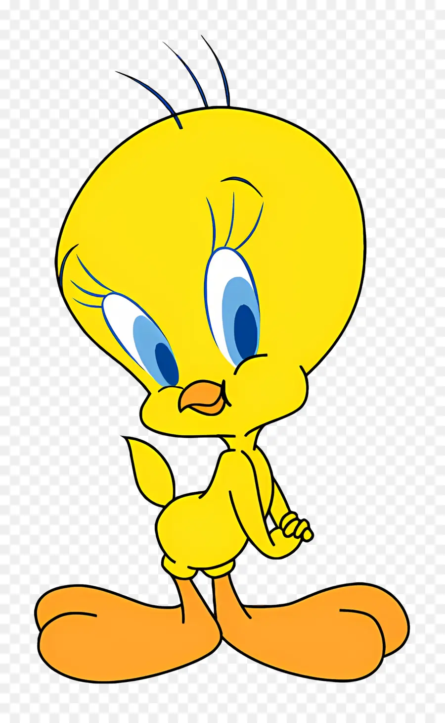 Piu Piu，Desenho De Pássaro Amarelo PNG