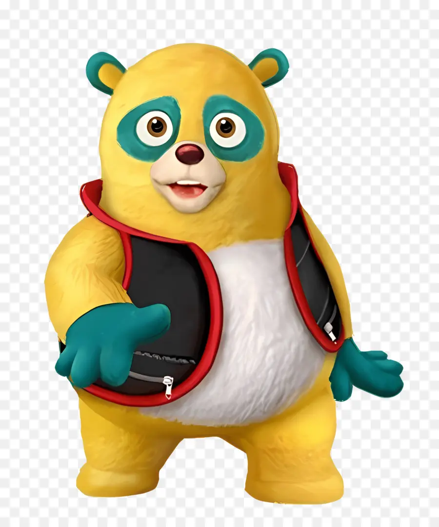 Agente Especial Oso，Panda Amarelo PNG