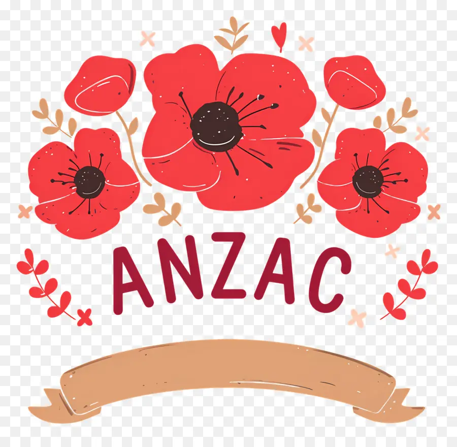 Dia De Anzac，Design De Papoula Anzac PNG