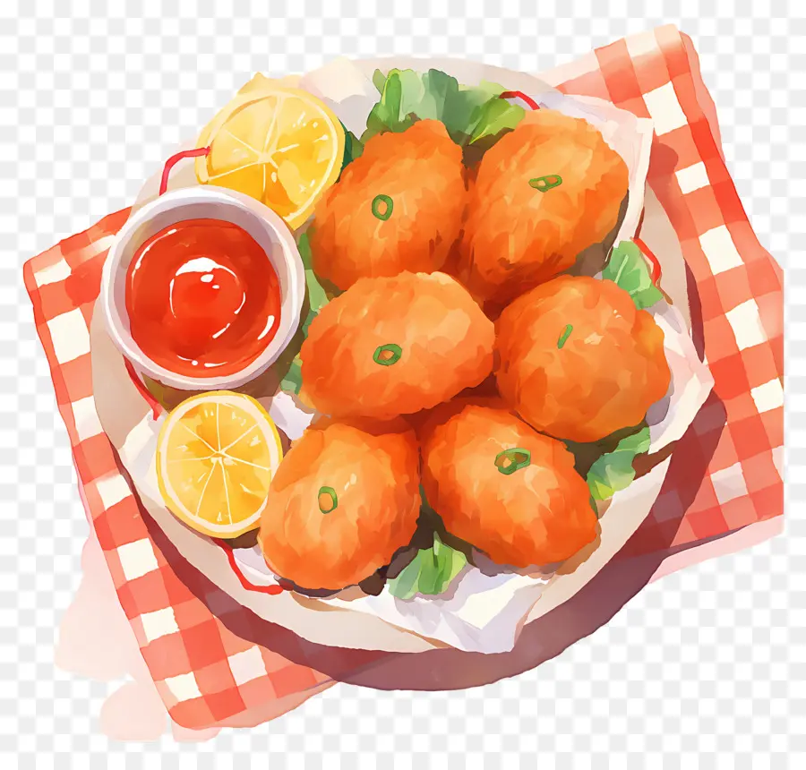 Nuggets De Frango Frito，Pepitas Fritas PNG