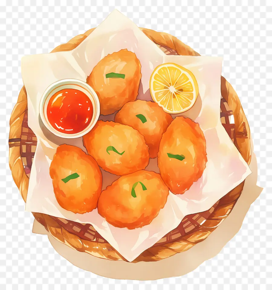 Nuggets De Frango Frito，Pepitas Fritas PNG