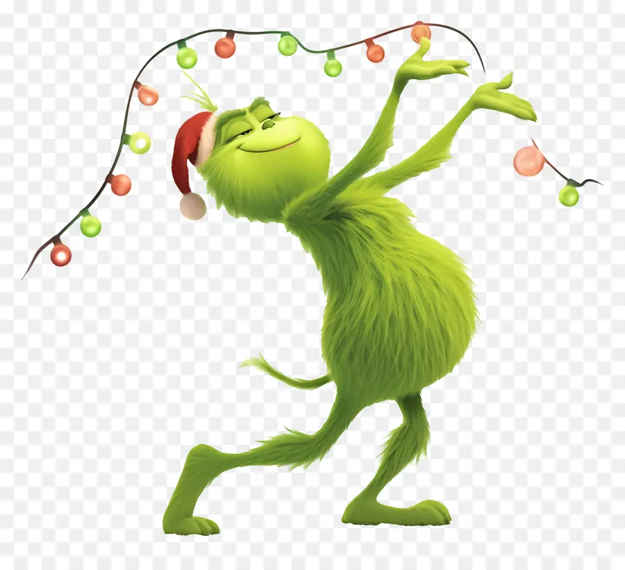 Grinch Dos Desenhos Animados，Personagem Verde PNG