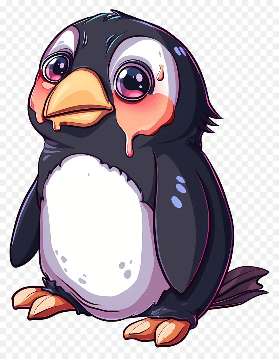 Pinguim Chorando，Pinguim Fofo PNG