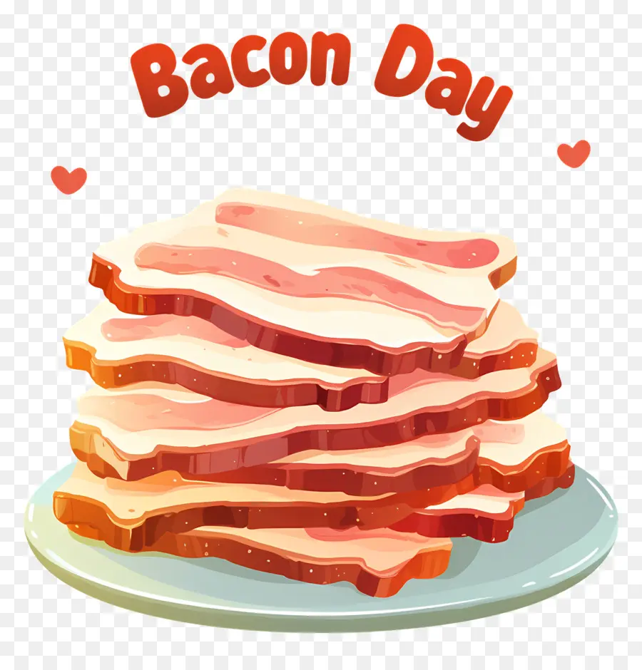 Dia Nacional Do Bacon，Prato Do Dia Do Bacon PNG