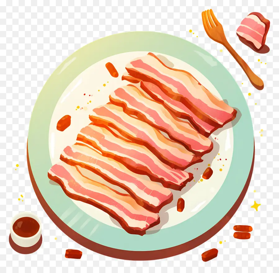 Dia Nacional Do Bacon，Tiras De Bacon PNG