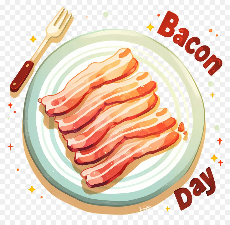 Dia Nacional Do Bacon，Prato Do Dia Do Bacon PNG