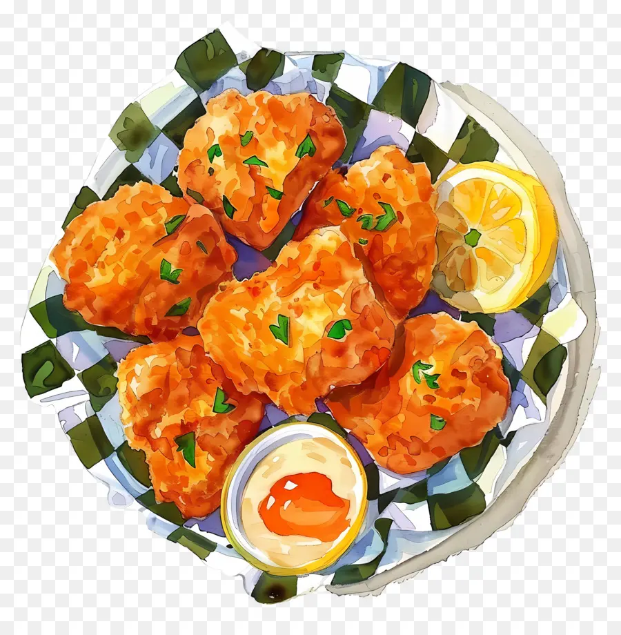 Nuggets De Frango Frito，Pepitas Fritas PNG