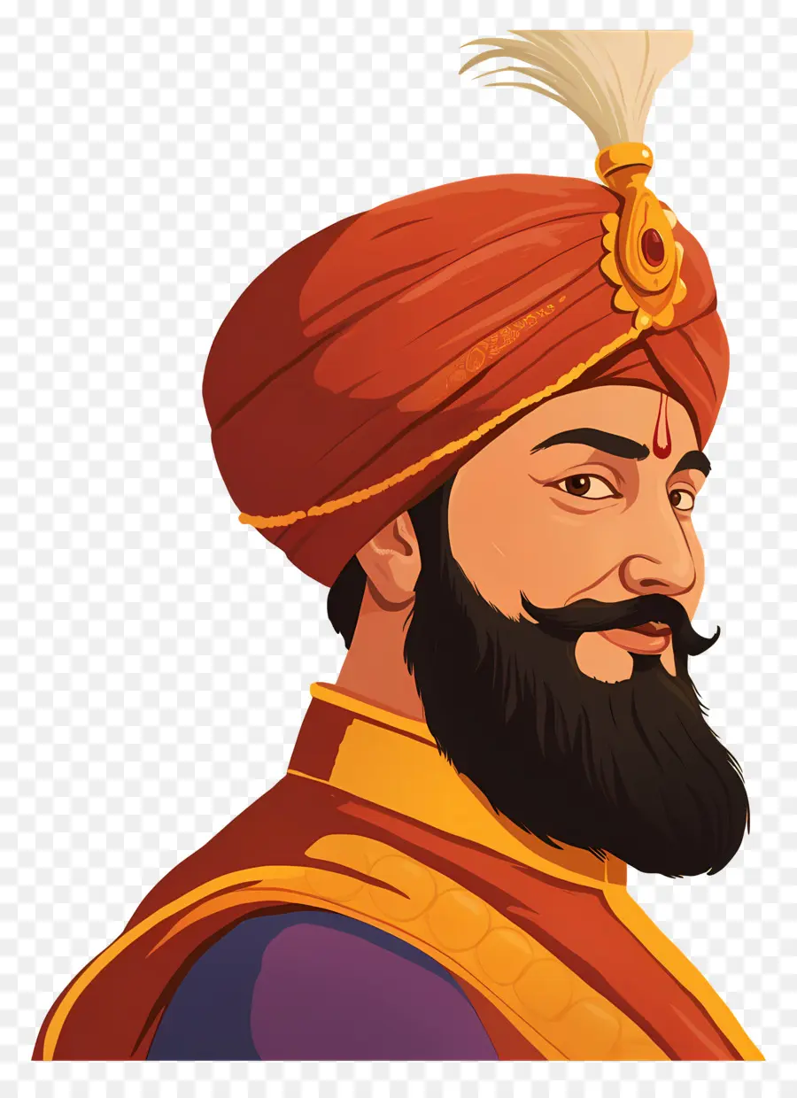 Guru Govind Singh Jayanti，Figura Histórica PNG