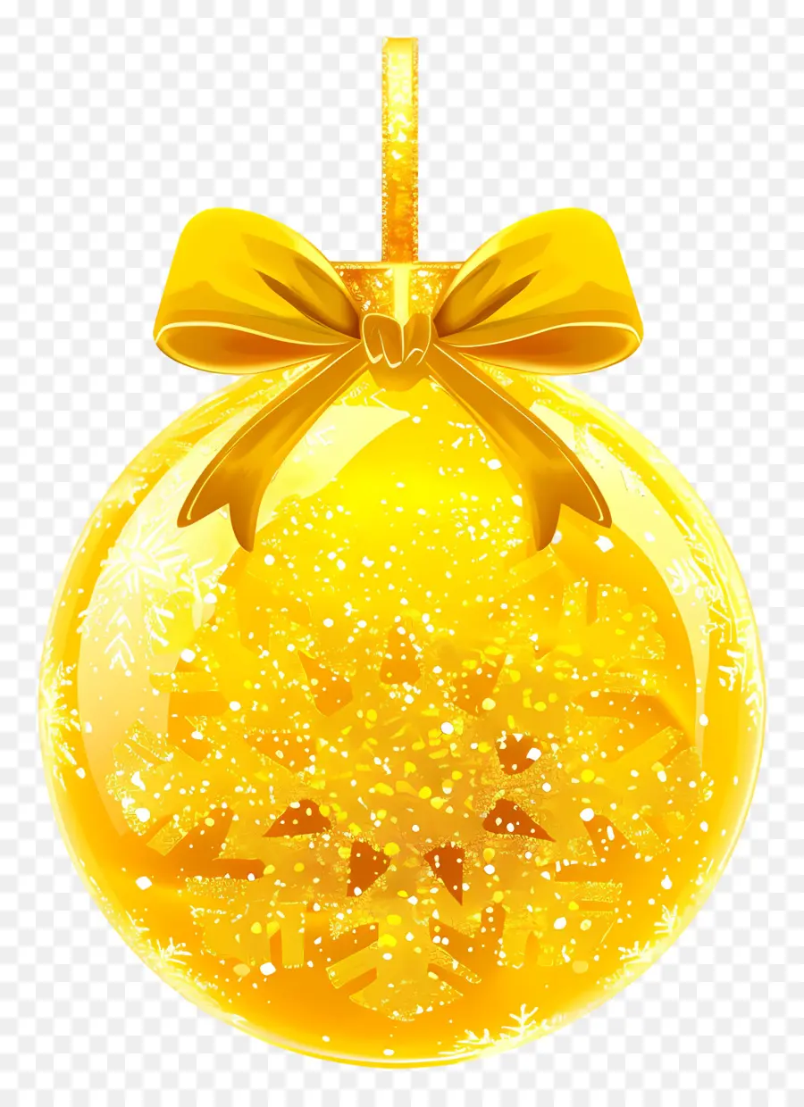 Bola De Ouro De Natal，Ornamento De Bola De Ouro PNG