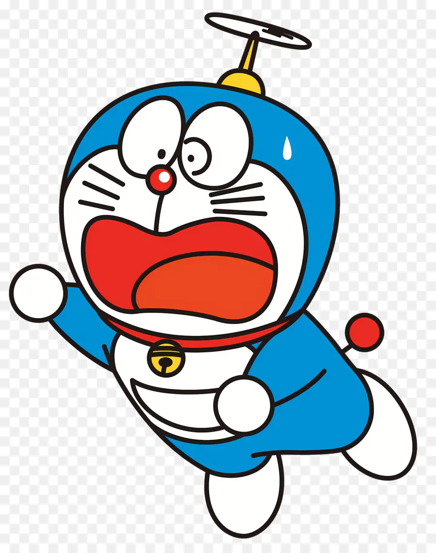 Doraemon，Robô Azul PNG