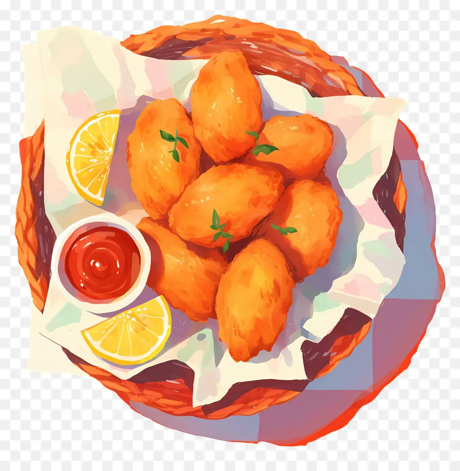 Nuggets De Frango Frito，Pepitas Fritas PNG