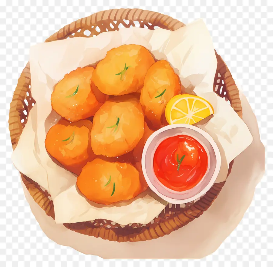 Nuggets De Frango Frito，Pepitas Fritas PNG