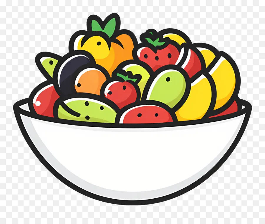 Logotipo De Comida，Tigela De Frutas PNG