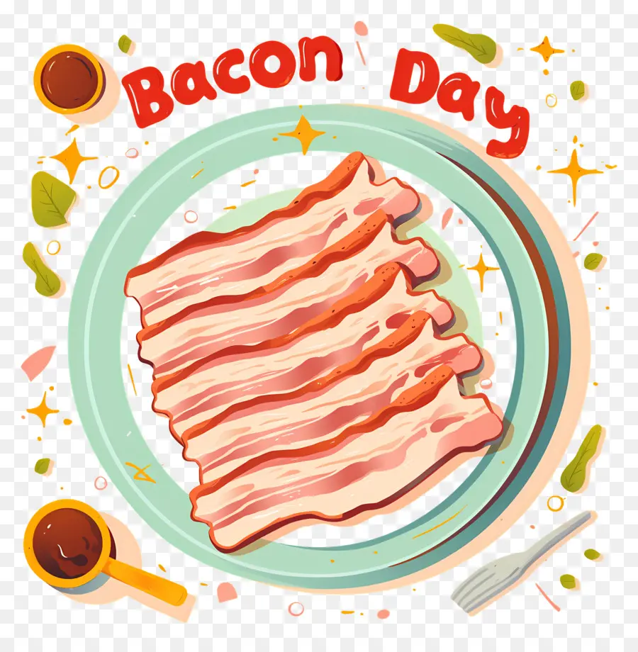 Dia Nacional Do Bacon，Prato Do Dia Do Bacon PNG