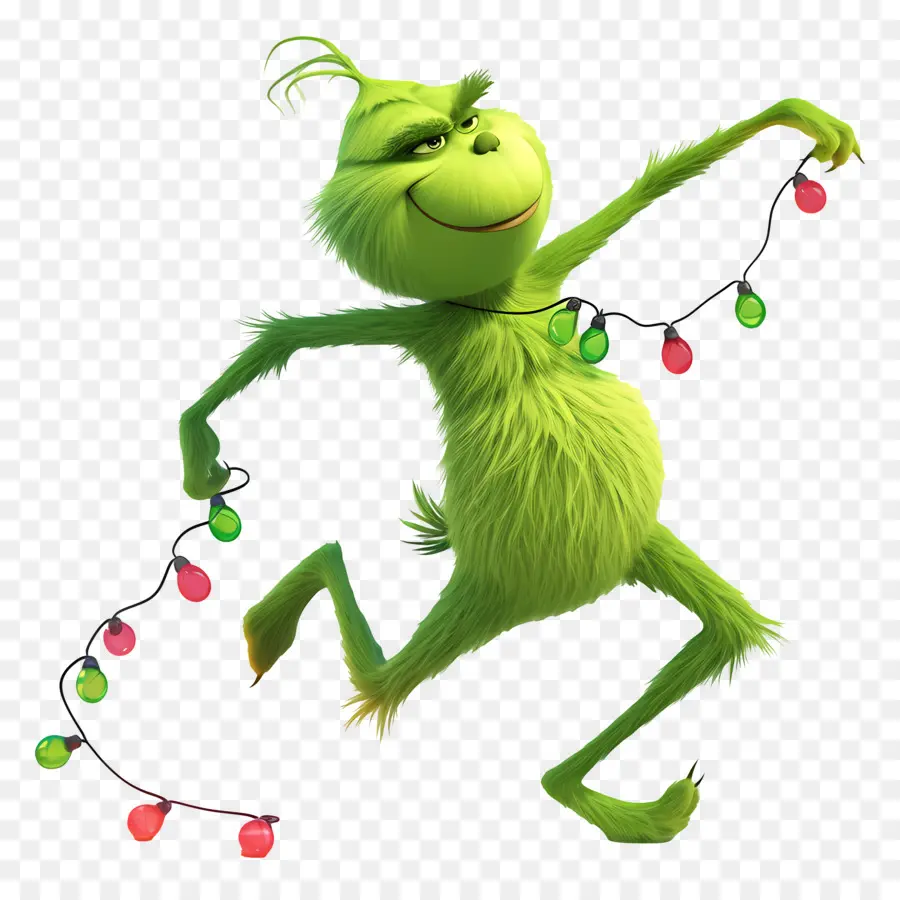 Grinch Dos Desenhos Animados，Personagem Verde PNG