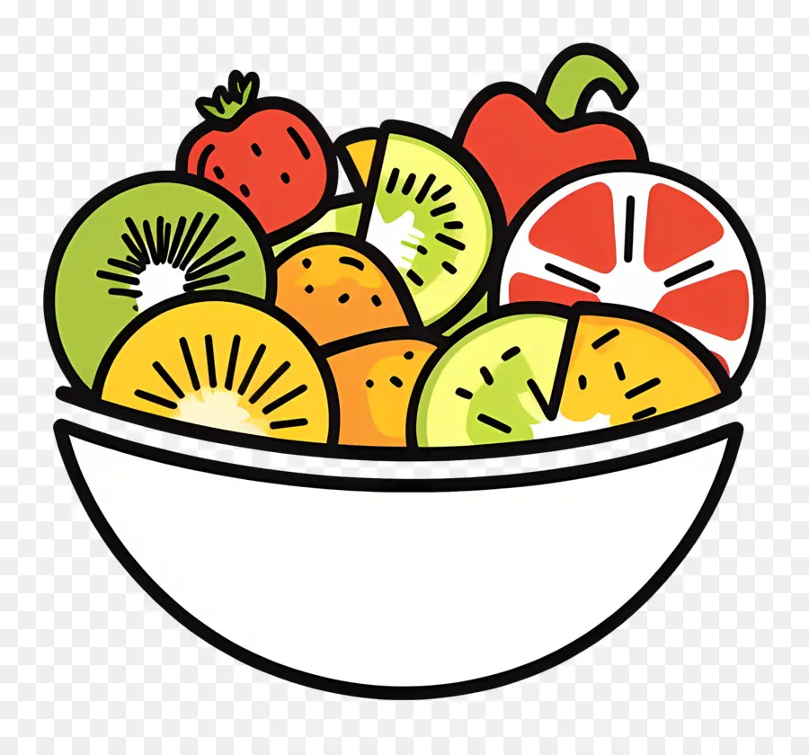 Logotipo De Comida，Tigela De Frutas PNG