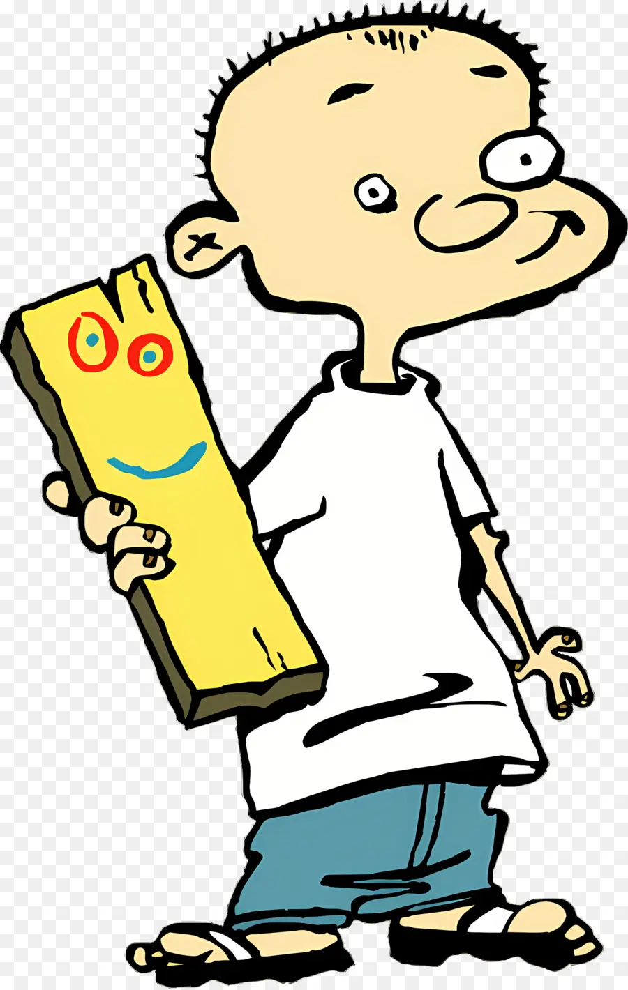 Ed Edd E Eddy，Menino Com Prancha PNG