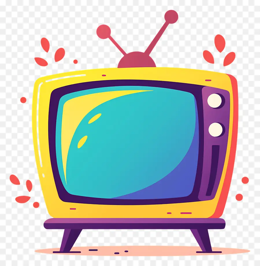 Dia Mundial Da Televisão，Tv Retrô PNG