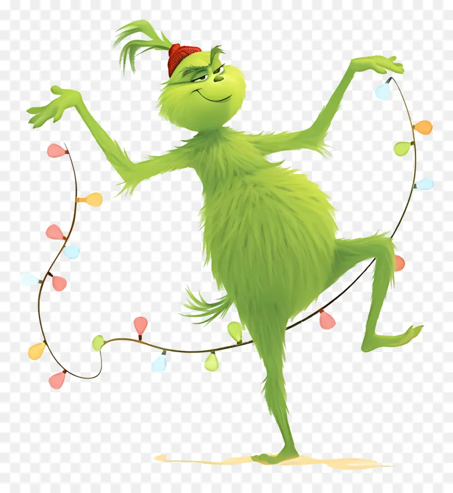 Grinch Dos Desenhos Animados，Personagem Verde PNG