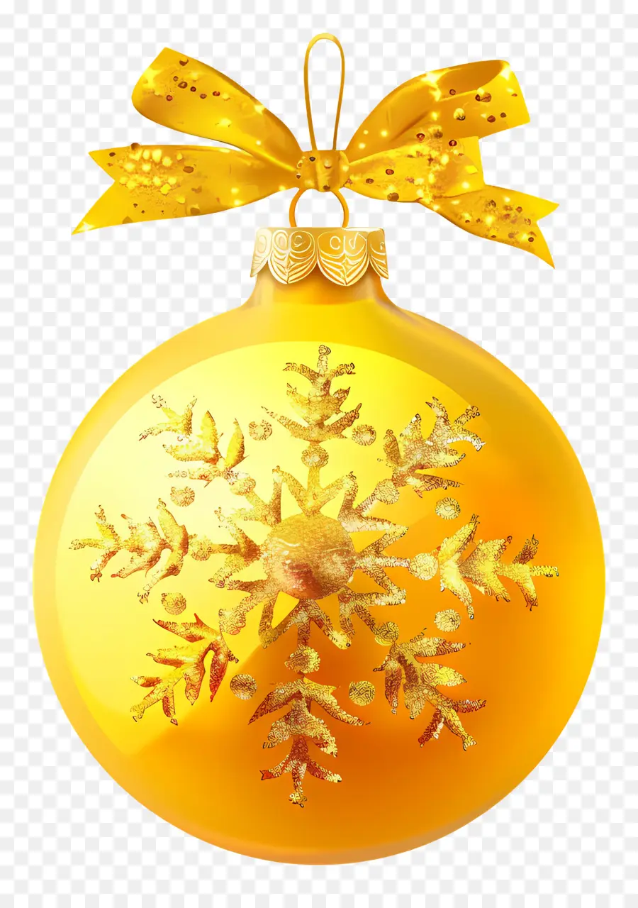 Bola De Ouro De Natal，Ornamento De Bola De Ouro PNG