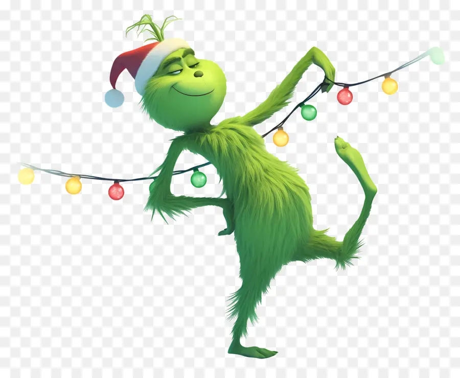 Grinch Dos Desenhos Animados，Personagem Verde PNG