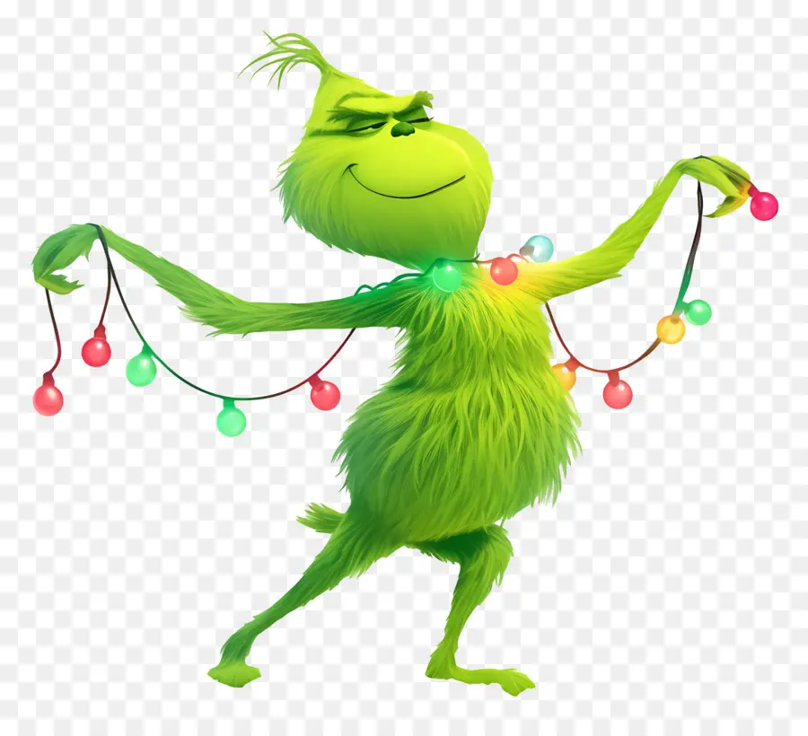 Grinch Dos Desenhos Animados，Personagem Verde PNG