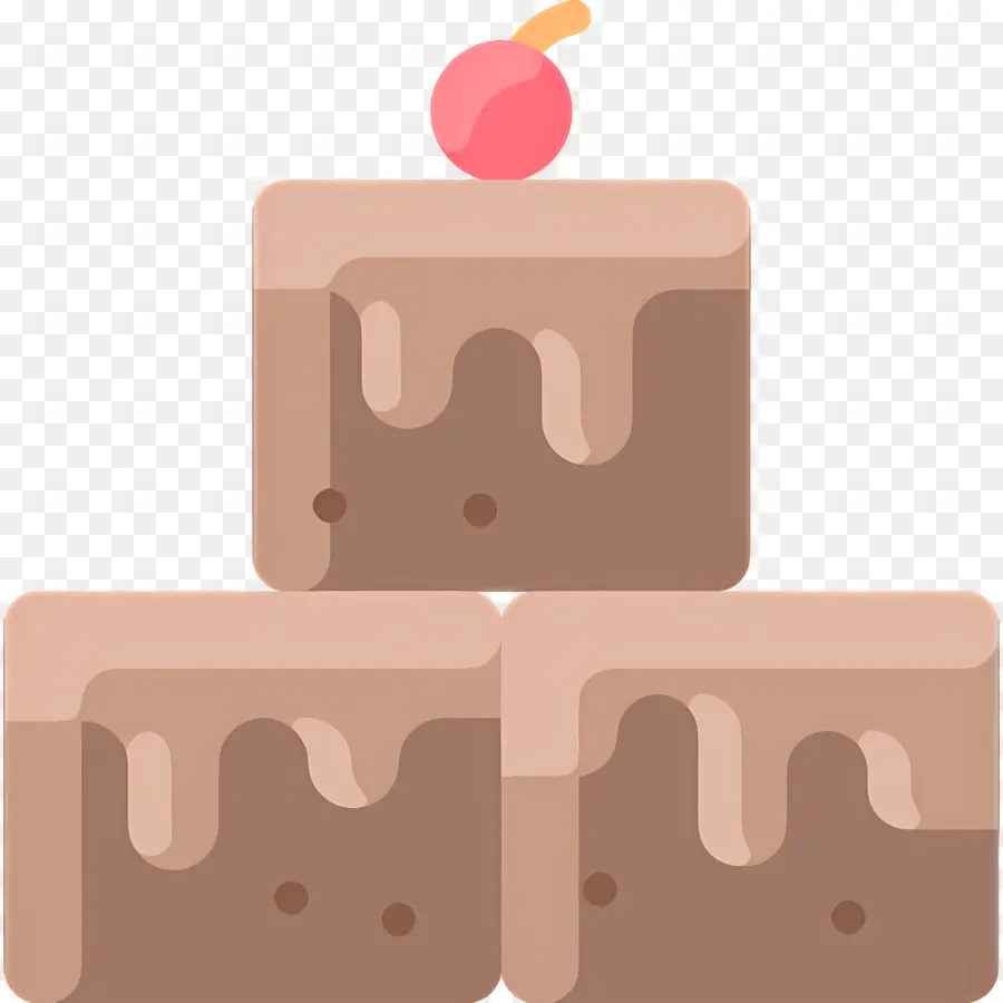 Brownie，Quadrados De Chocolate PNG