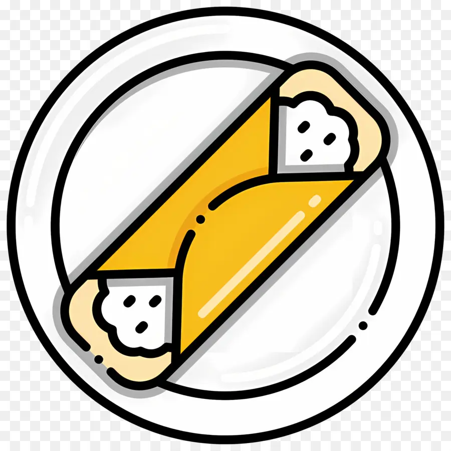 Canoli，Taco No Prato PNG