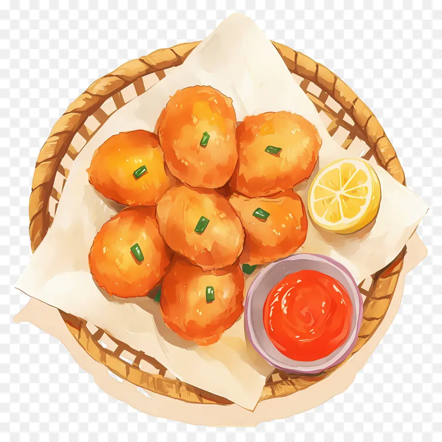 Nuggets De Frango Frito，Salgadinhos Fritos PNG