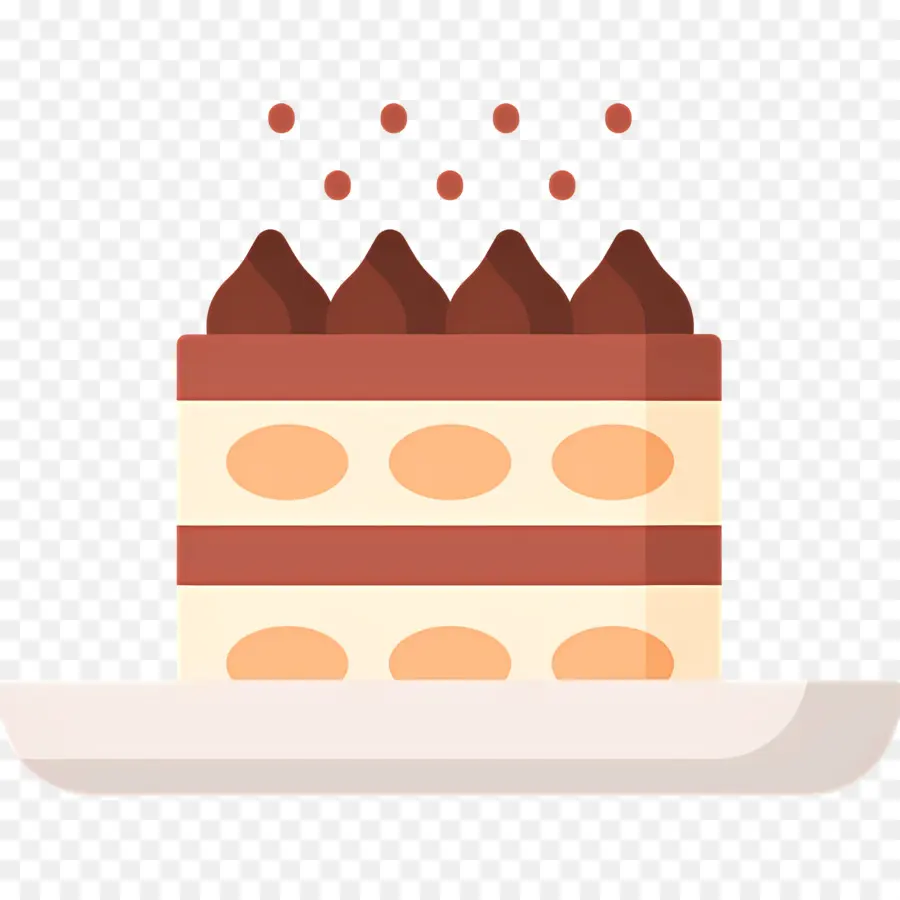 Tiramisu，Bolo Em Camadas PNG