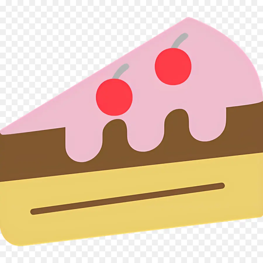 Torta De Cereja，Fatia De Bolo PNG