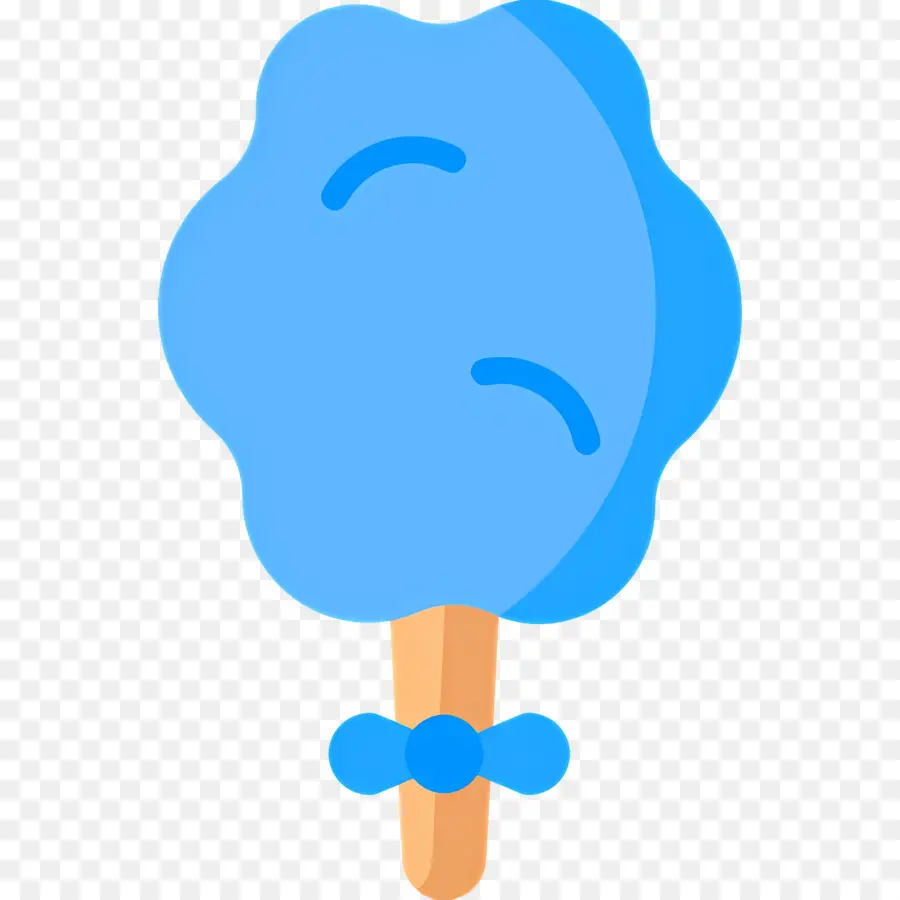 Algodão Doce，Algodão Doce Azul PNG