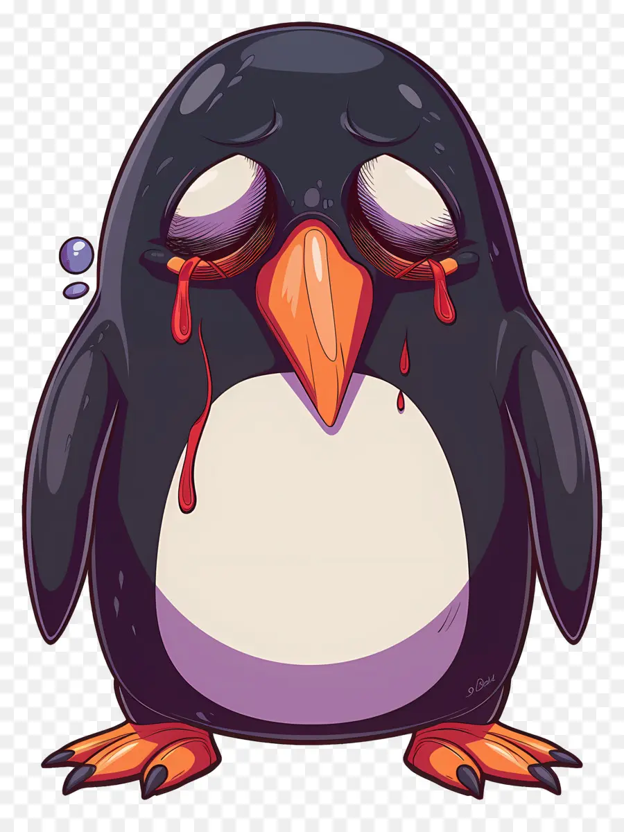 Pinguim Chorando，Pinguim Triste PNG