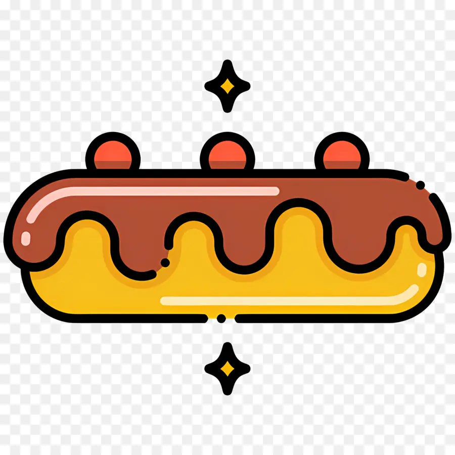 éclair，Éclair De Chocolate PNG