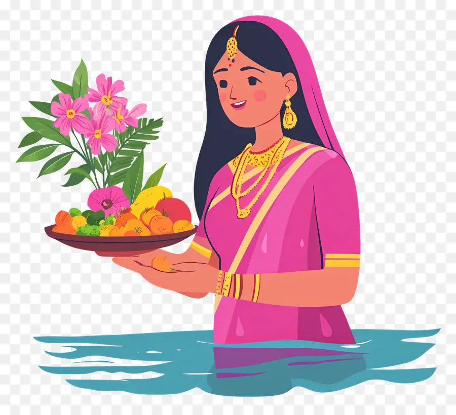 Chhath Puja，Mulher PNG