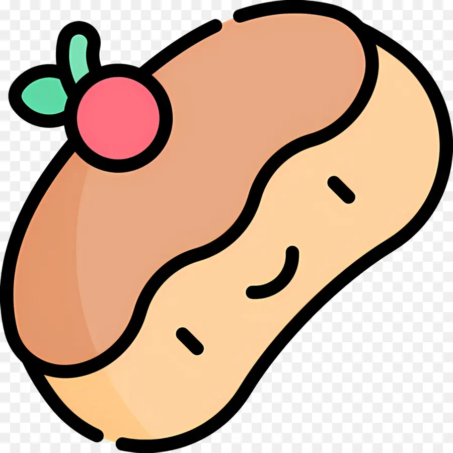 éclair，Pão Fofo PNG