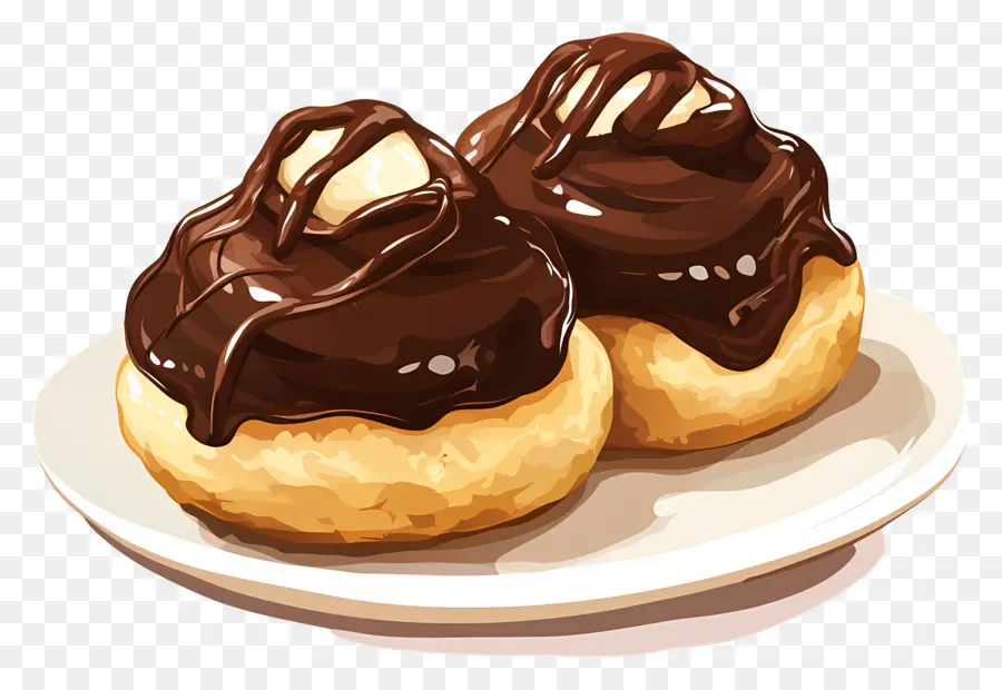 Profiterol，Folhado De Creme PNG