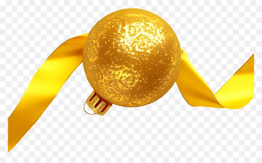 Bola De Ouro De Natal，Ornamento Dourado PNG