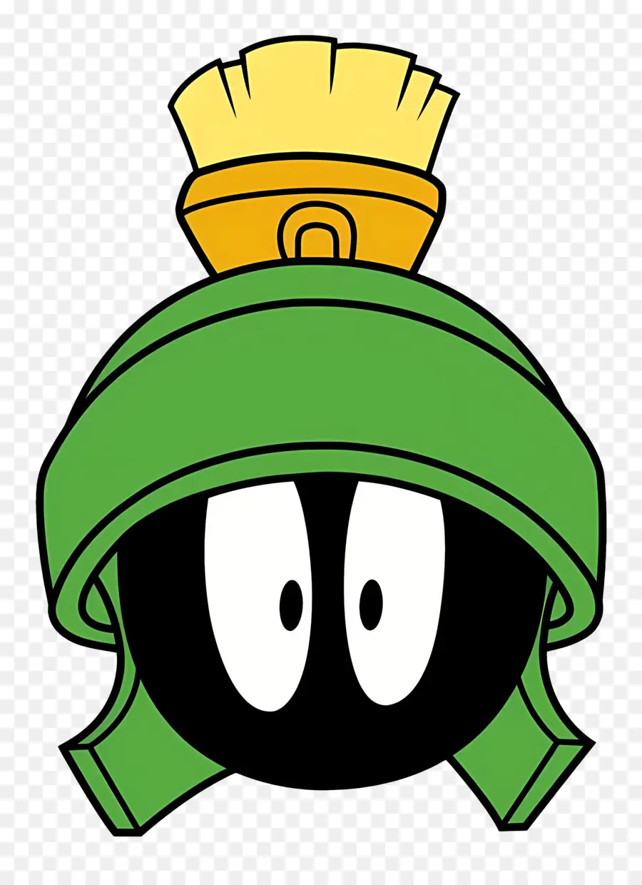 Marvin O Marciano，Cabeça De Personagem De Desenho Animado PNG